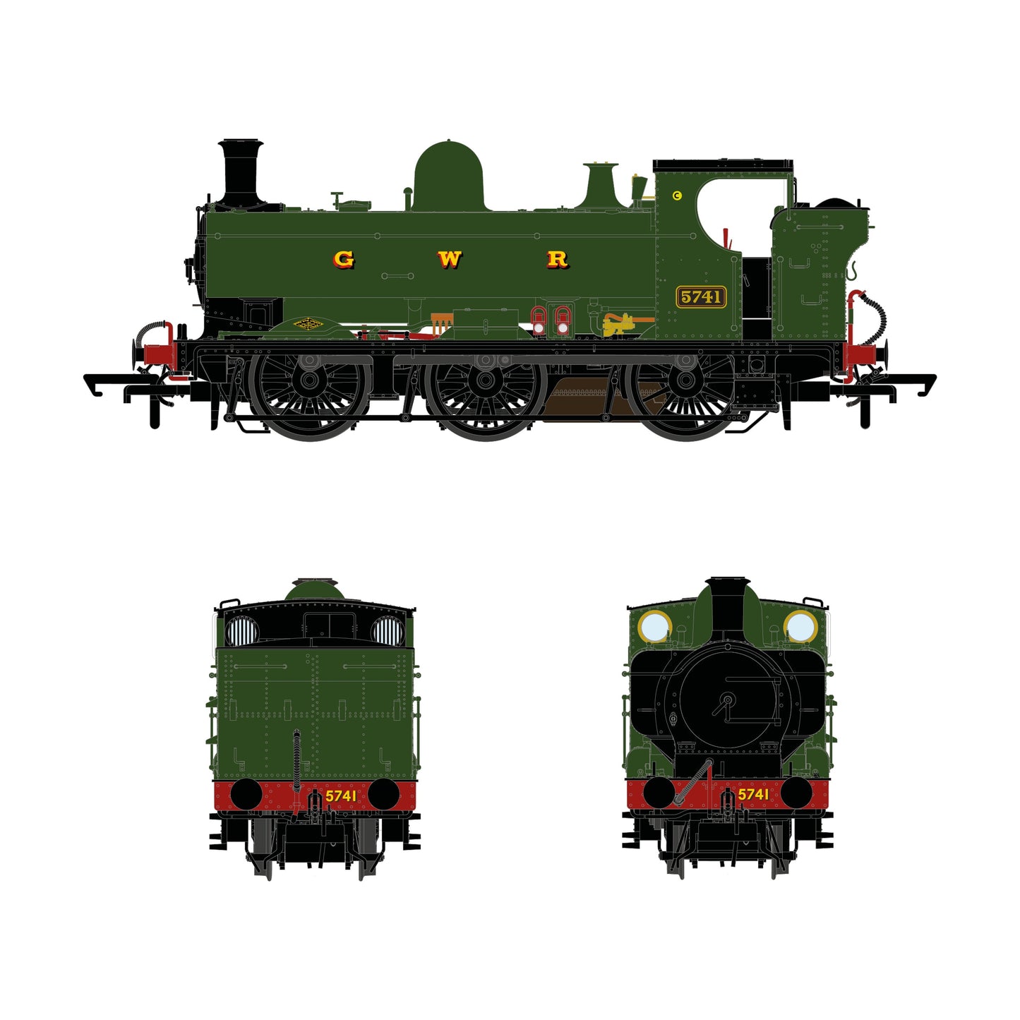 5700 Class - 5741 - GWR Green