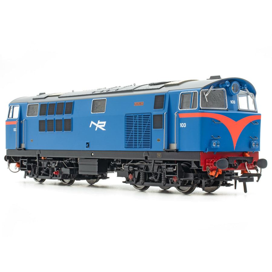 103 'Merlin' NIR Blue, with Red Arc - DCC Sound