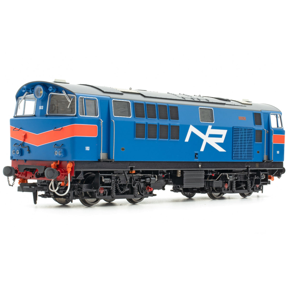 103 'Merlin' NIR Blue, with Red Chevrons - DCC Sound