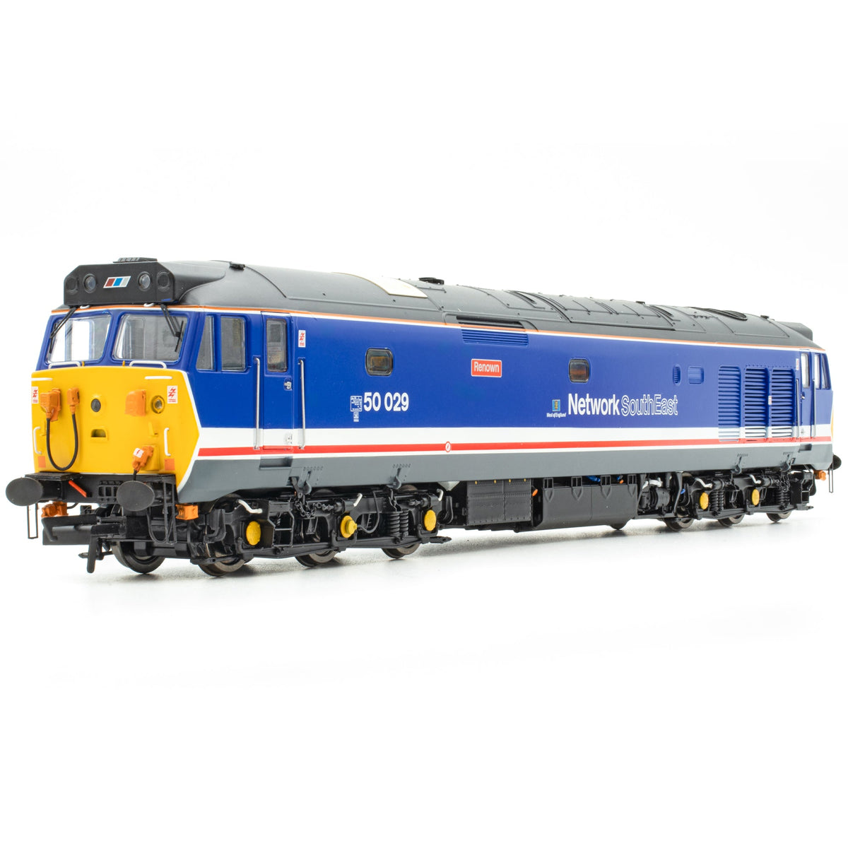 Class 50 - Revised NSE (dark blue w/WofE branding) - 50029 'Renown' - DCC Sound