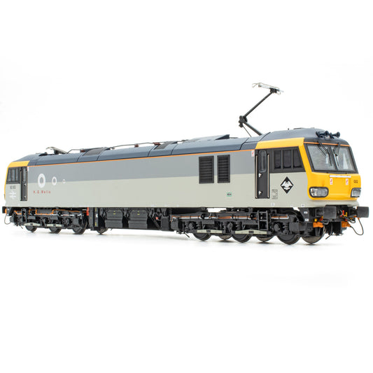 BR Class 92 - Railfreight Grey - 92002 'H. G. Wells' - DCC Silent