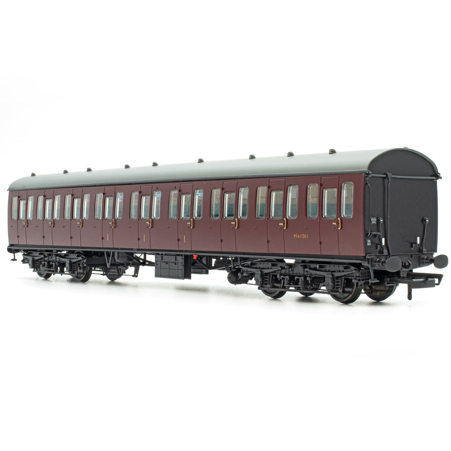 BR Mk1 57' Non-Gangway Coach - C - Plain Maroon M41001
