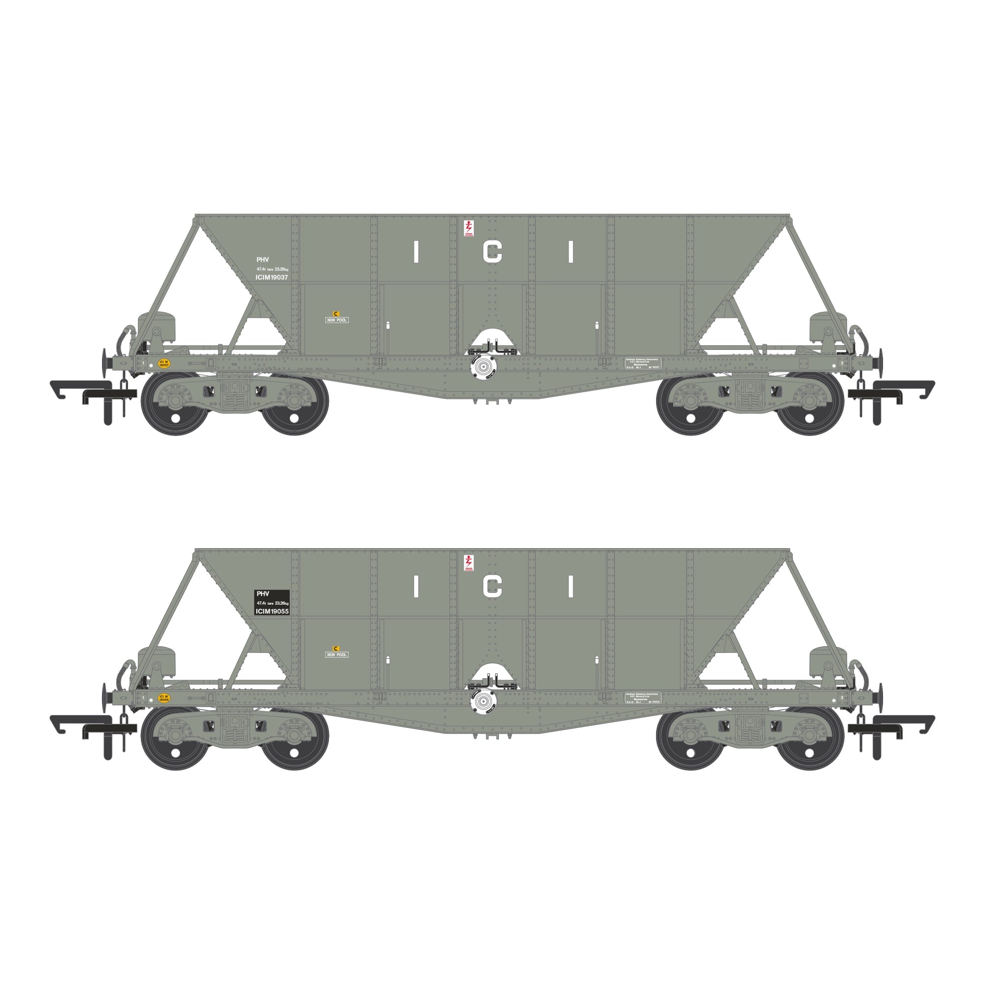 ICI Hopper - 1973 to 1992 - Twin Pack B