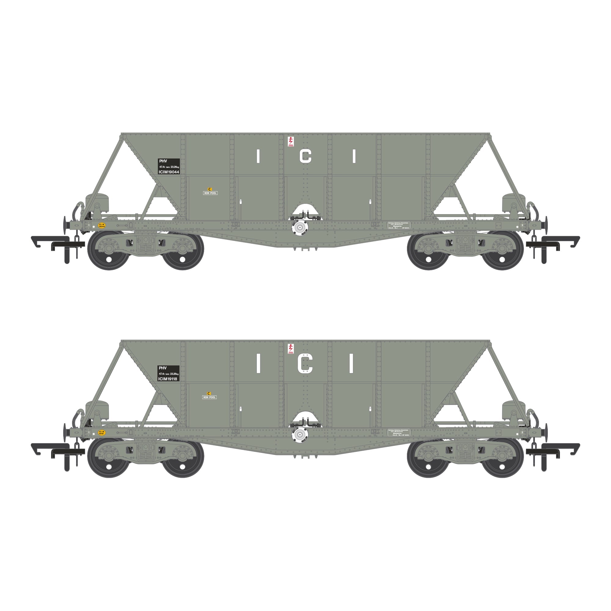 ICI Hopper - 1973 to 1992 - Twin Pack E