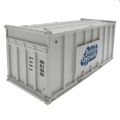 Pack of 3 Gypsum 20' Containers - White Containers