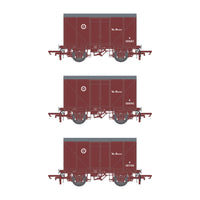 CIE Bulleid H Van - Brown (CIE roundel era) - vacuum fitted - Pack 2
