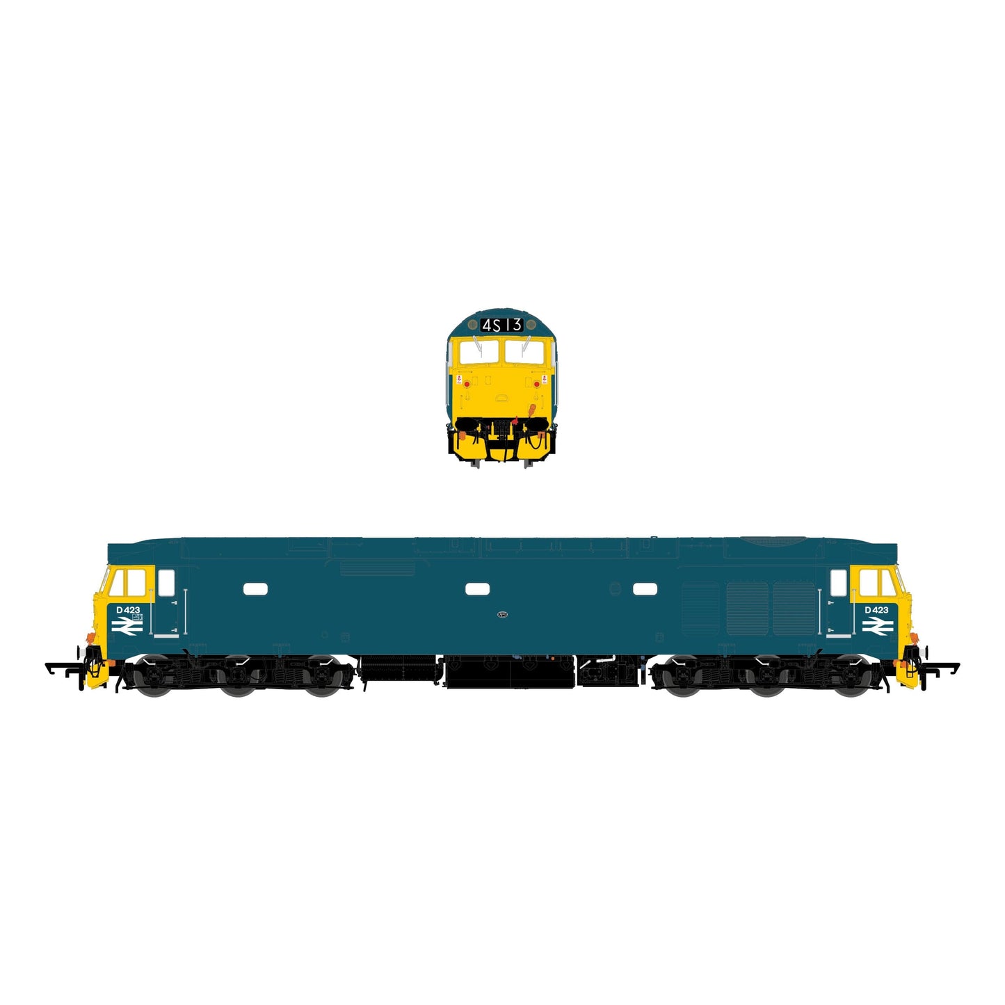 BR Class 50 - BR Blue - D423 - DCC Sound Fitted