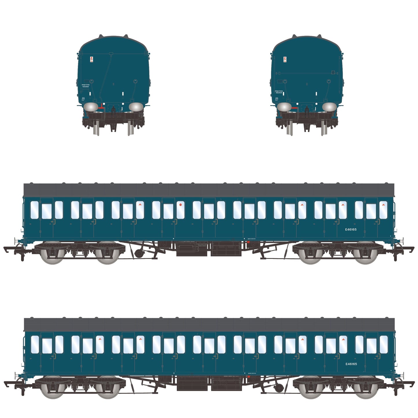 BR Mk1 57' Non-Gangway Coach - S - E46165