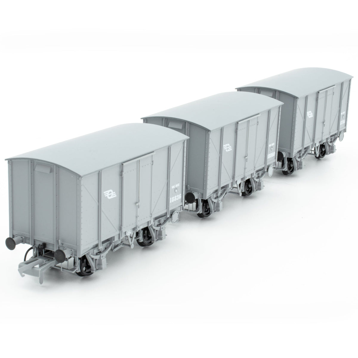 CIE Bulleid H Van - Grey (CIE Flying Snail era) - vacuum fitted - Pack 2
