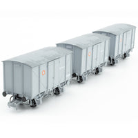 CIE Bulleid H Van - Grey (CIE roundel era) - vacuum fitted - Pack 2