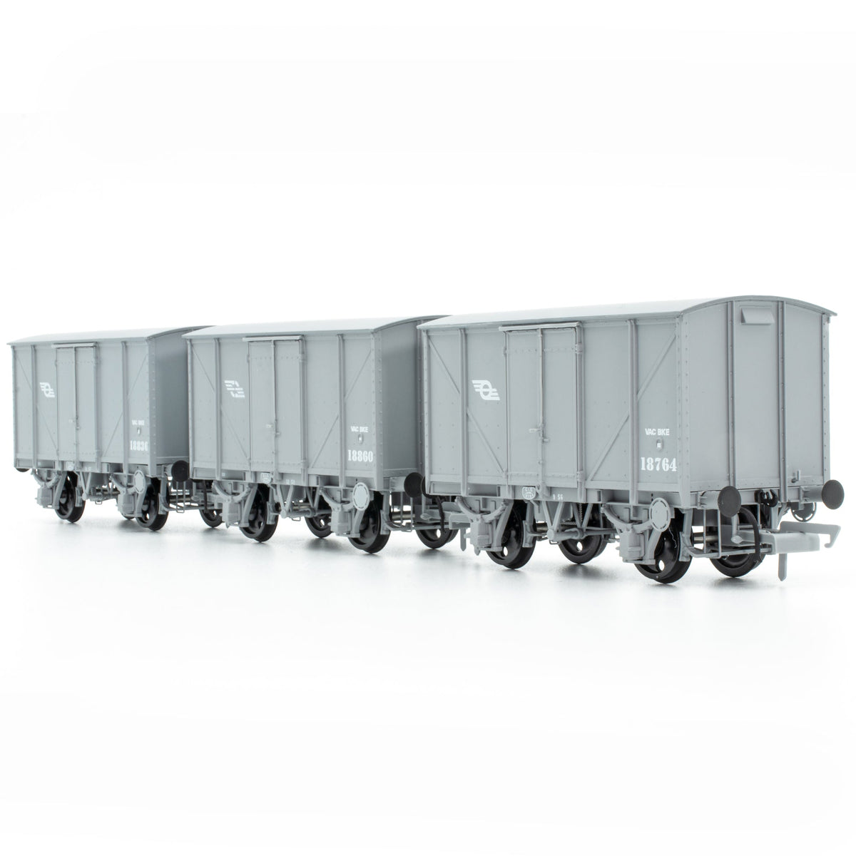 CIE Bulleid H Van - Grey (CIE Flying Snail era) - vacuum fitted - Pack 2