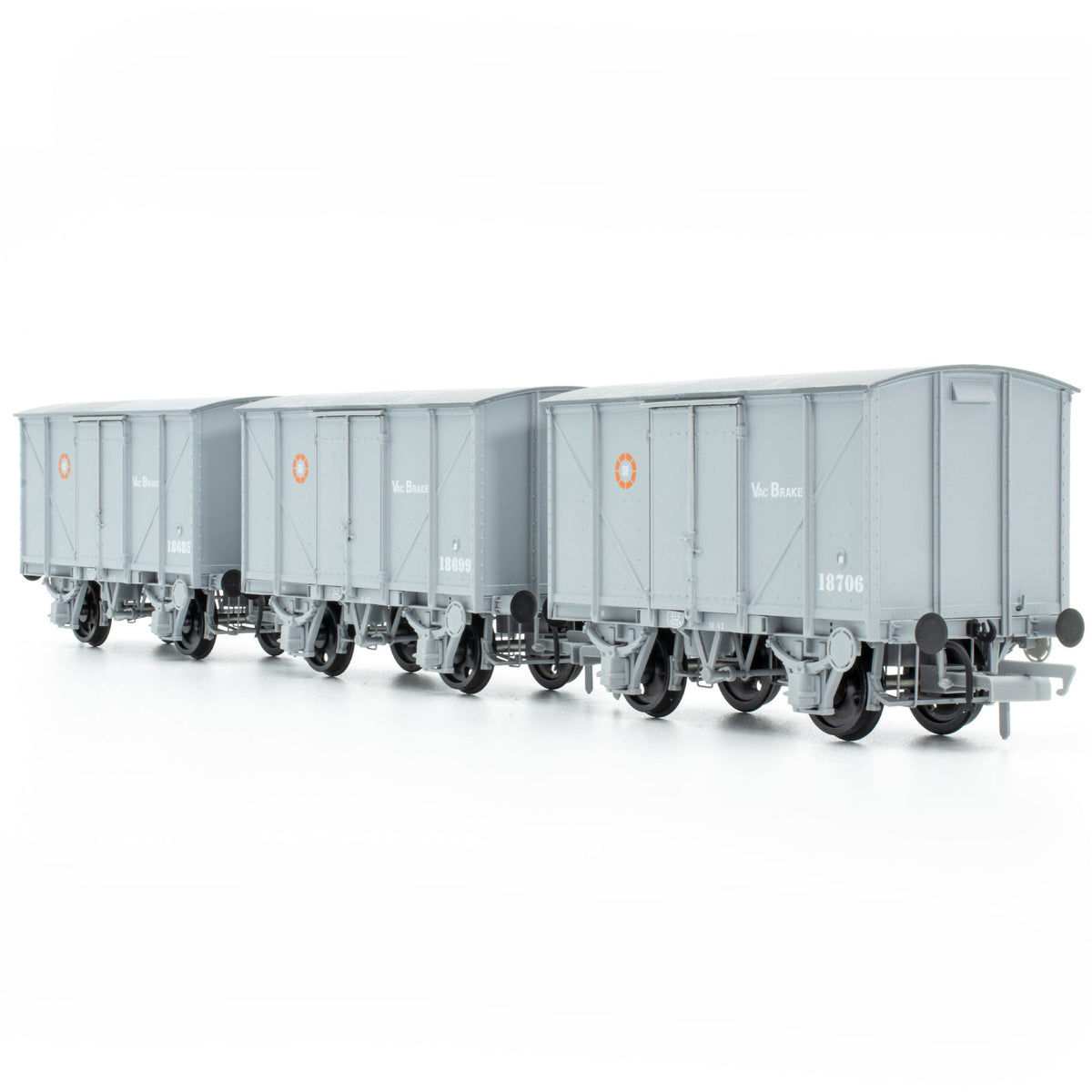 CIE Bulleid H Van - Grey (CIE roundel era) - vacuum fitted - Pack 1