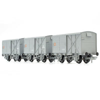 CIE Bulleid Pallet Van - Grey (CIE roundel era) - Pack 3