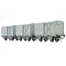 CIE Bulleid Pallet Van - Grey (CIE roundel era) - Pack 3