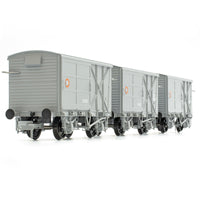 CIE Bulleid Pallet Van - Grey (CIE roundel era) - Pack 3