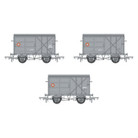 CIE Bulleid Pallet Van - Grey (CIE roundel era) - Pack 3