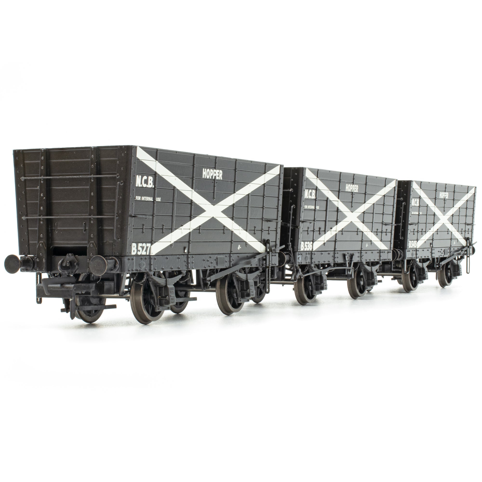 P7 Hopper - NCB Black, with white cross - Triple Pack
