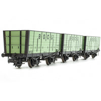 BSC (Internal User) Hopper - Pale Green, with black ironwork - Triple Pack