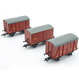 SR Mixed D1478/D1479 Van - Transitional British Railways  - Triple Pack