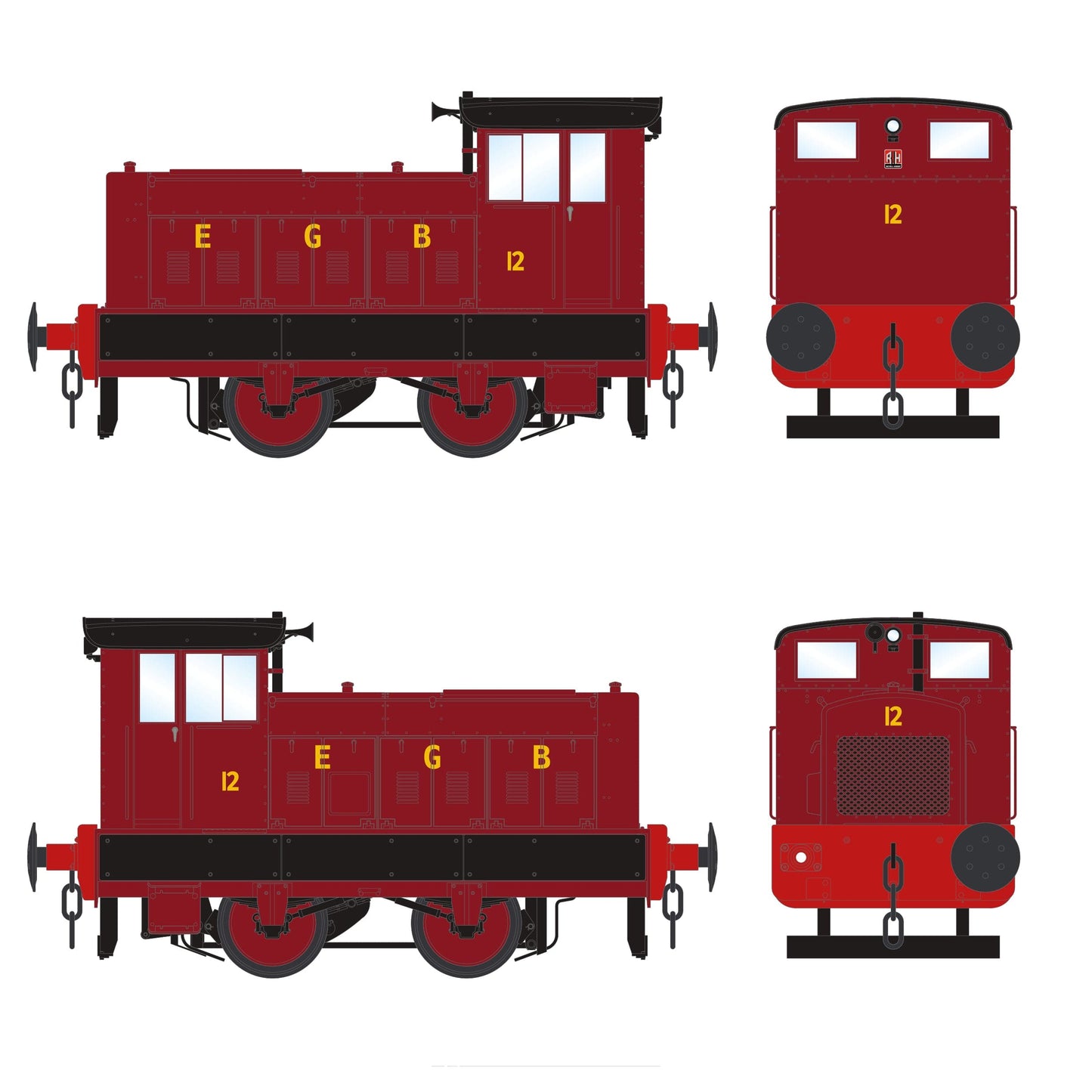 245033/1947 - Eastern Gas Board - Tottenham No. 12 - Dark Red - DCC Sound Fitted